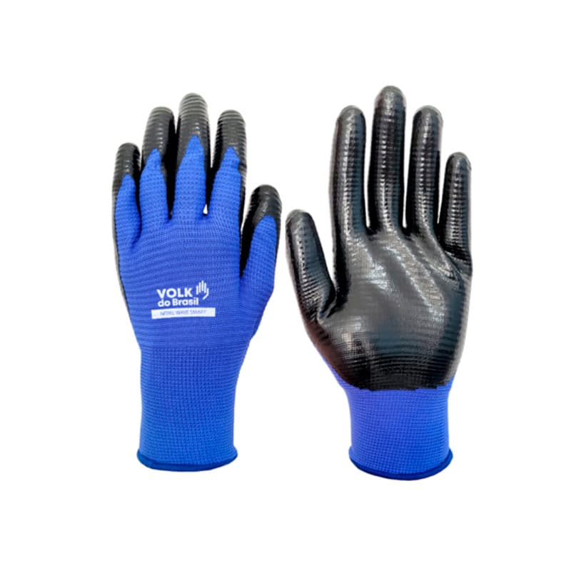 Luva de Segurança Nylon Wave Smart Banho Palmar em Nitrila CA 46803