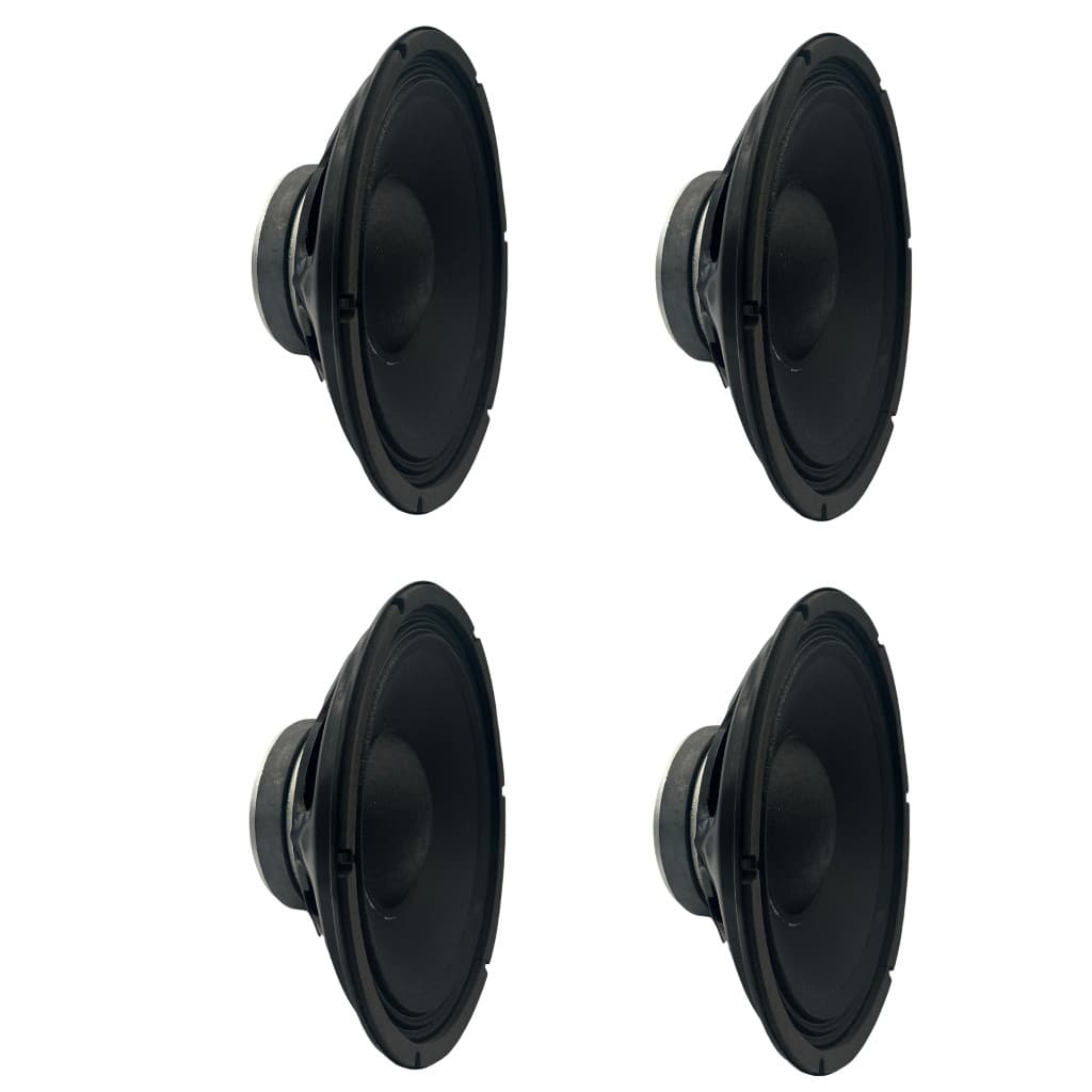 4 Alto Falante Qvs 10 150rms Woofer Medio Grave 10mgs150 Line Array Som Automotivo Som Profissional Caixa Ativa