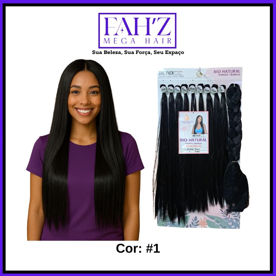 Cabelo Bio Fibra Miss Ariana - 320g - Freedom&Love