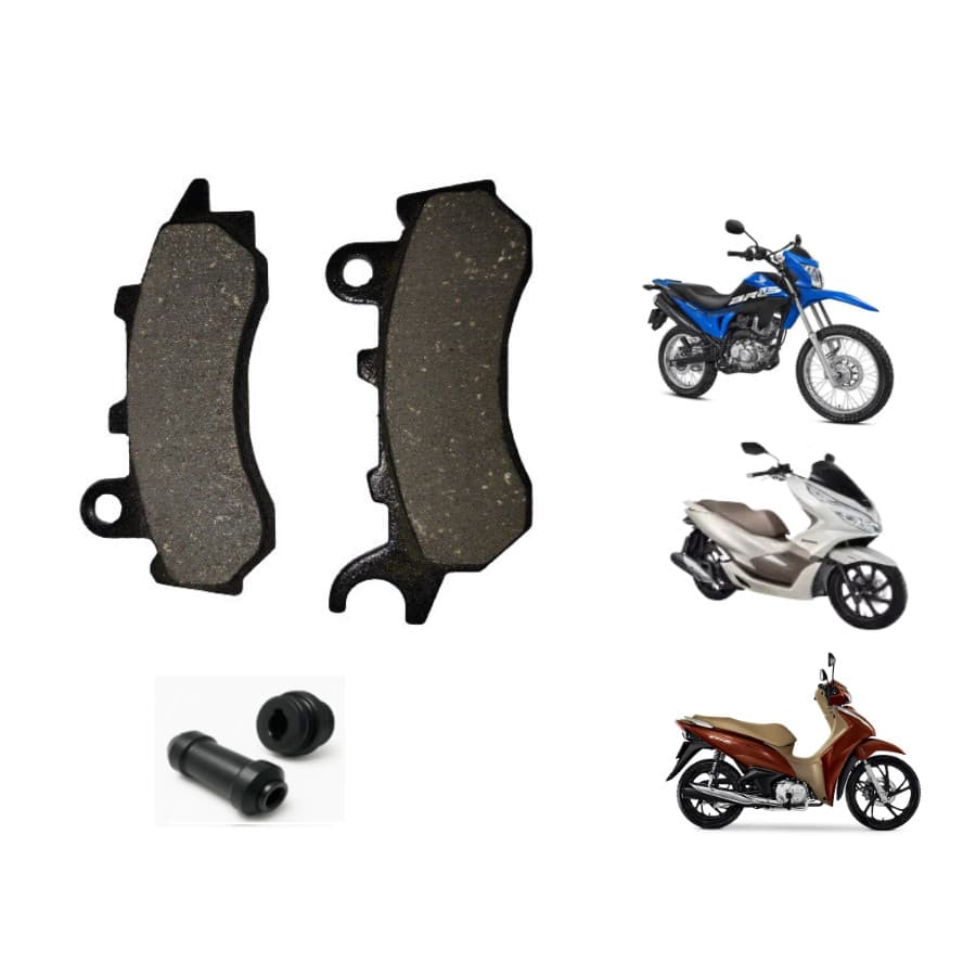 Pastilha de Freio Dianteira Moto Bros 160 / PCX / Biz CBS Kit – Alta Durabilidade e Segurança
