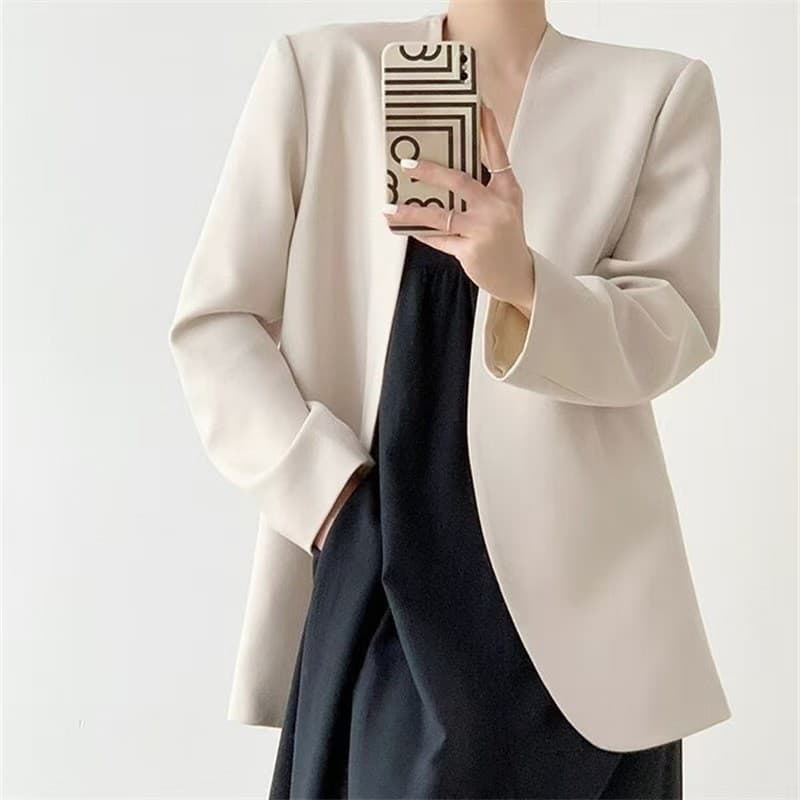 2025 outono primavera novo estilo versão coreana Design senhoras moda Casual Commuter Blazer