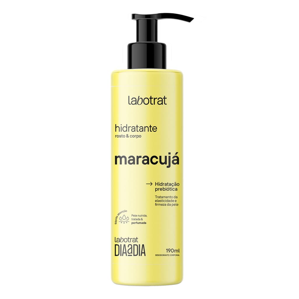 Hidratante corporal Maracuja Creme desodorante pele seca