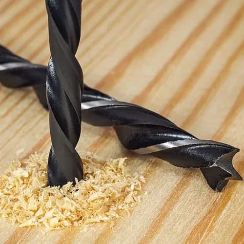 Jogo de Broca para Madeira e Metal 9 Peças perfuração Prática tarefas Trabalhos Ferramentas