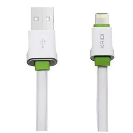Cabo de carregador RÁPIDO 1M KAIDI Compativel V8 (MICRO USB) /IPHONE/TYPE-C