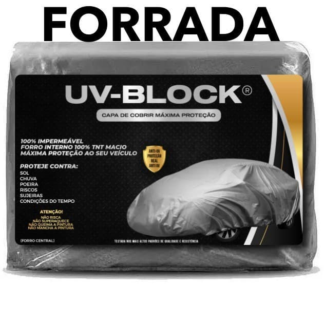 Capa Cobrir Onix UV-BLOCK Forrada 100% Impermeável Protege Sol Chuva Poeira