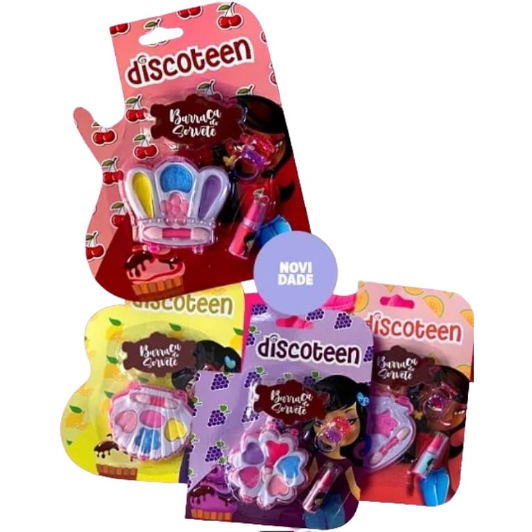Estojo De Maquiagem Infantil Barraca Do Sorvete Discoteen