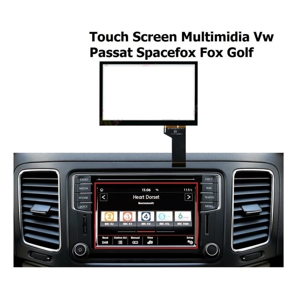 Touch Screen Multimidia Vw Jetta Passat Spacefox Golf Tiguan