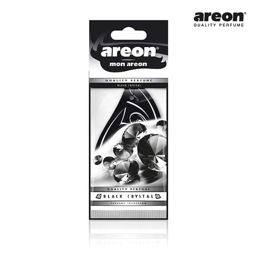 03 Aromatizantes Importado Areon Black Crystal - tipo Little Trees black ice