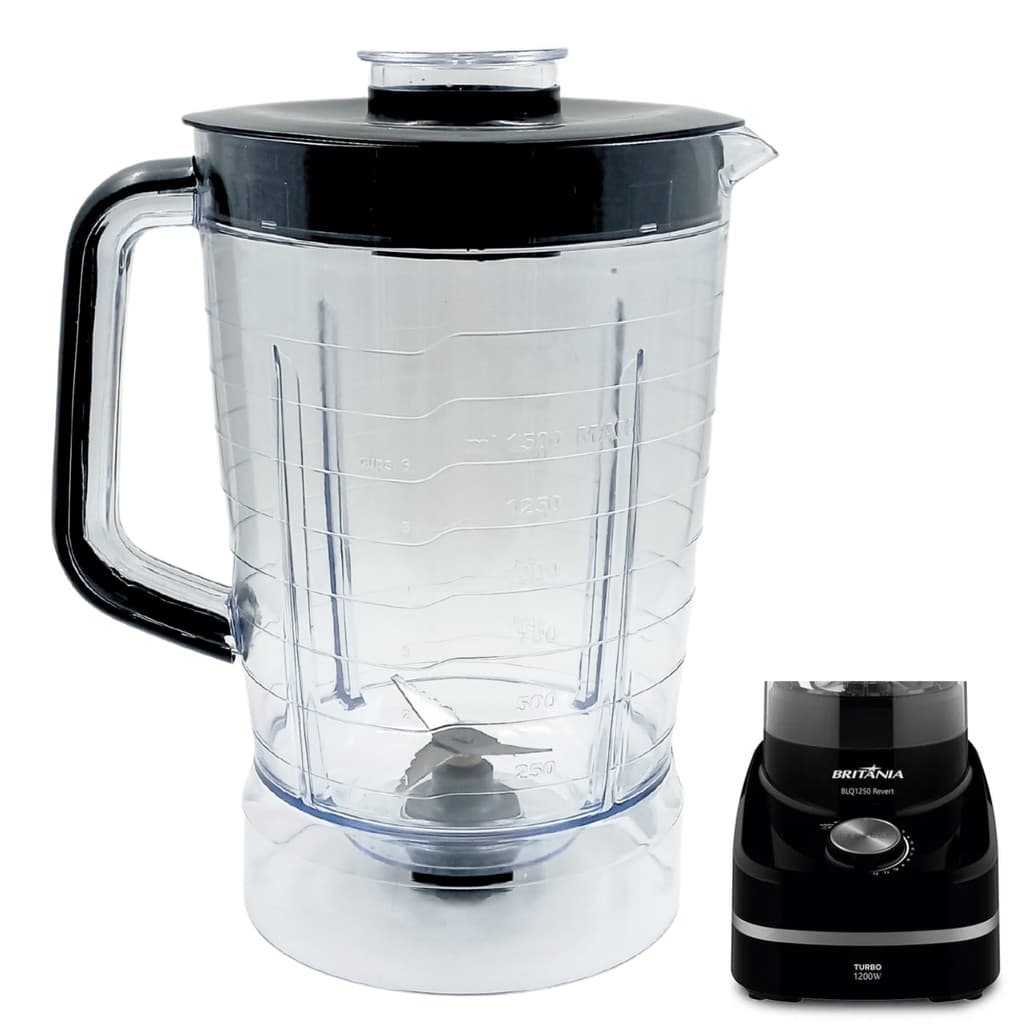 Copo de Liquidificador BRITANIA BLQ1250 REVERT TURBO 1200w