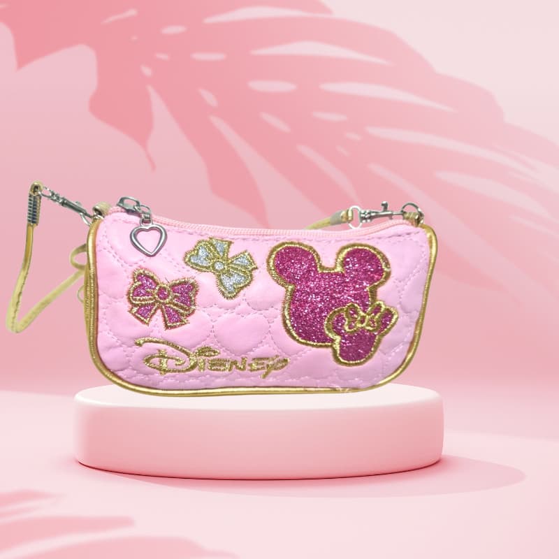 Bolsa Transversal Pequena Mickey Infantil Celular Chave Bolsinha Menina Feminina