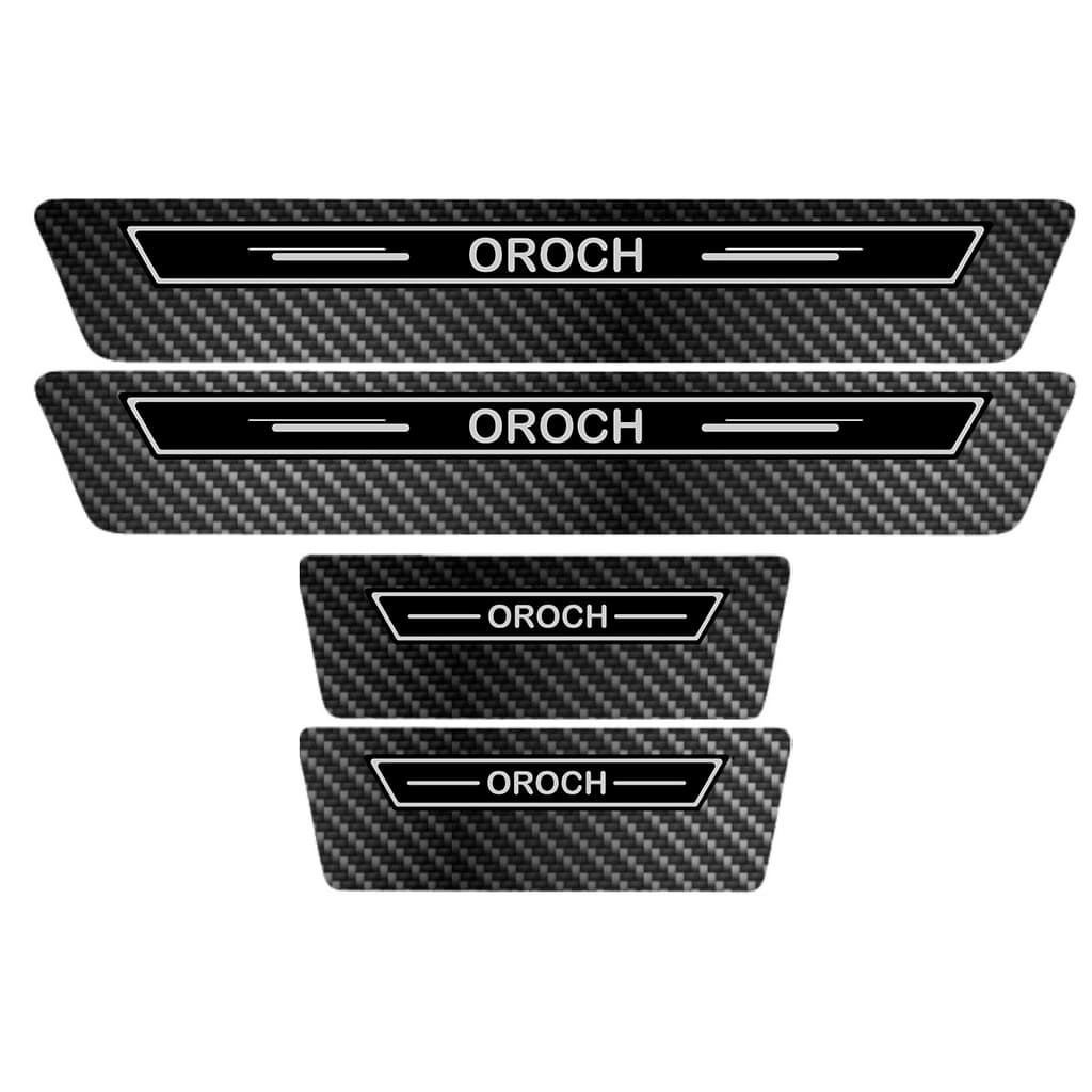 Soleira Porta Premium Preto Carbono Oroch 22 23 2024 2025