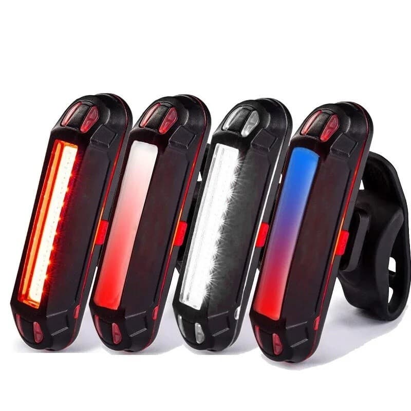 Sinalizador Traseiro Para Bike Led Recarregável Usb Lanterna De Bicicleta