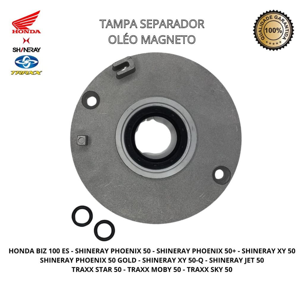 Tampa Separador Oléo Magneto Biz 100 Phoenix 50+ Xy50q Jet 50 Star 50 Moby 50 Sky 50