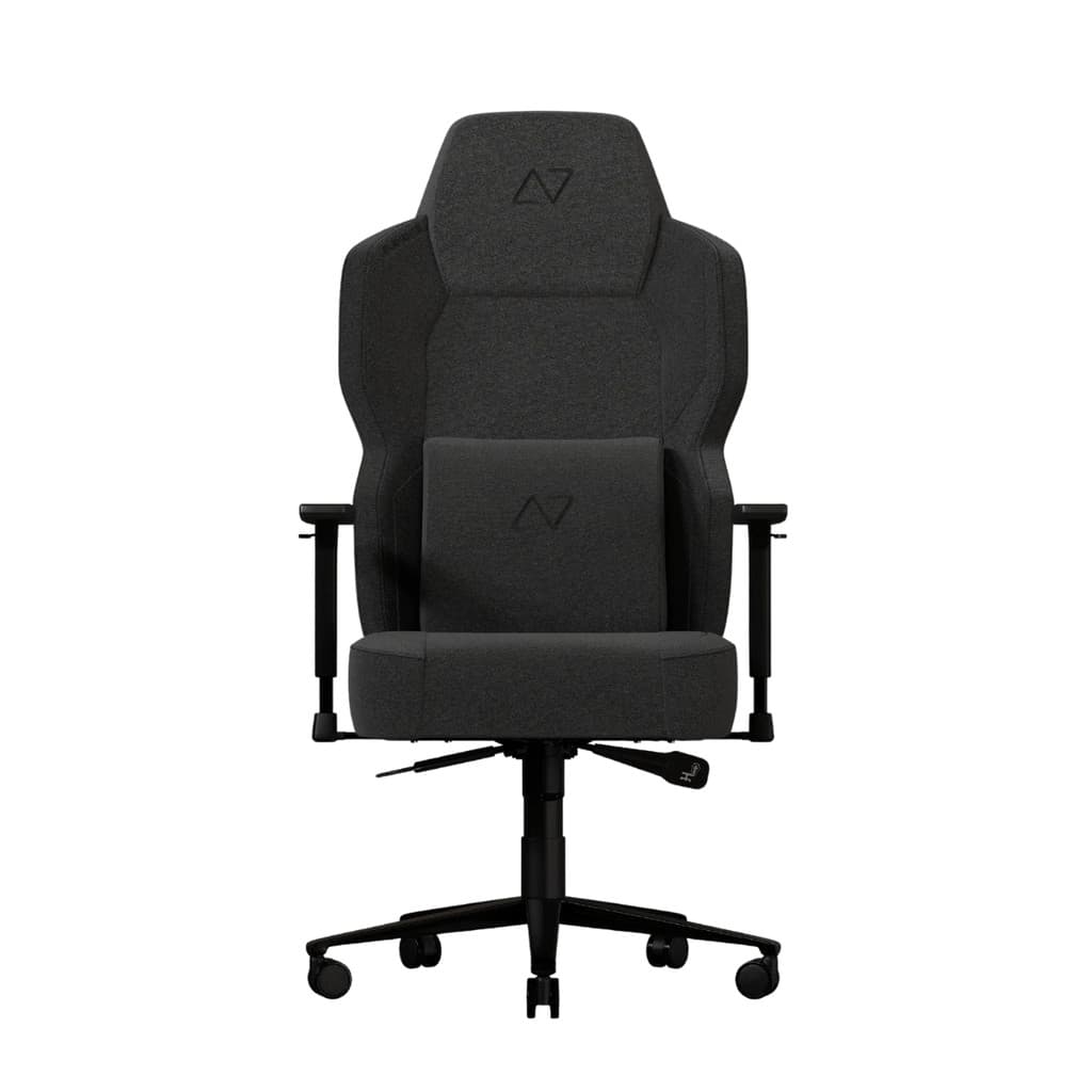 Cadeira Gamer Magna Grafite Elements Ergonômica Reclinável 180° Base Metálica Almofada Lombar
