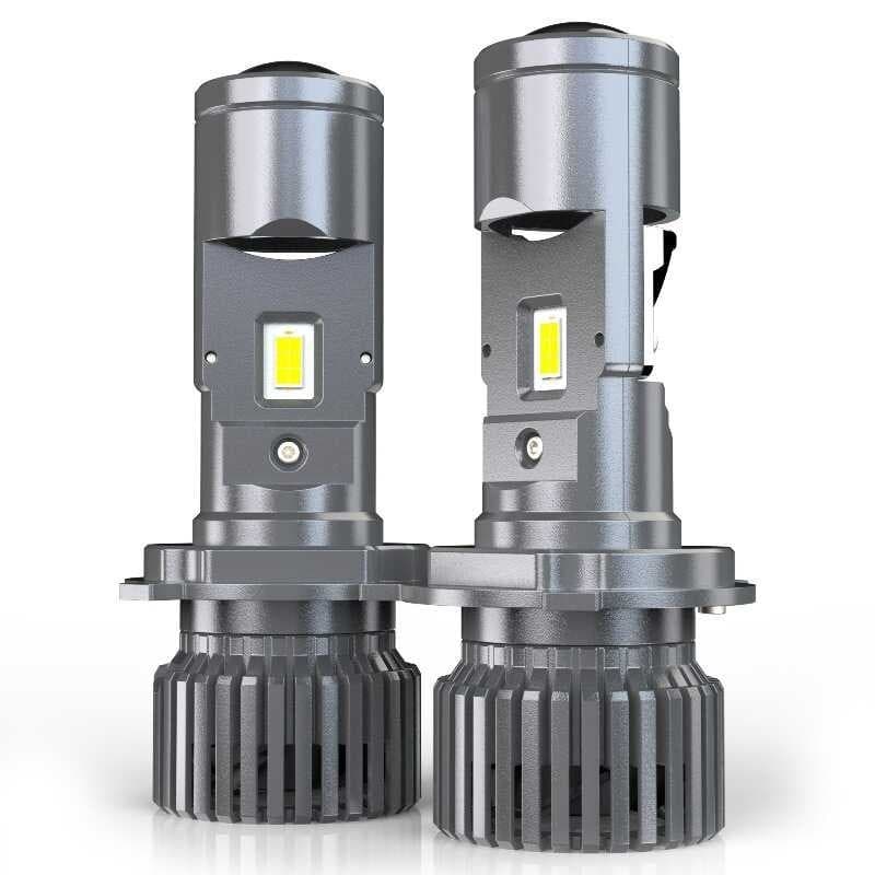Par Ultra Led Lâmpada Super Led H4 Mini Projetor LED 200w 30000lm Carros Motos Alto Brilho Fácil Instalação