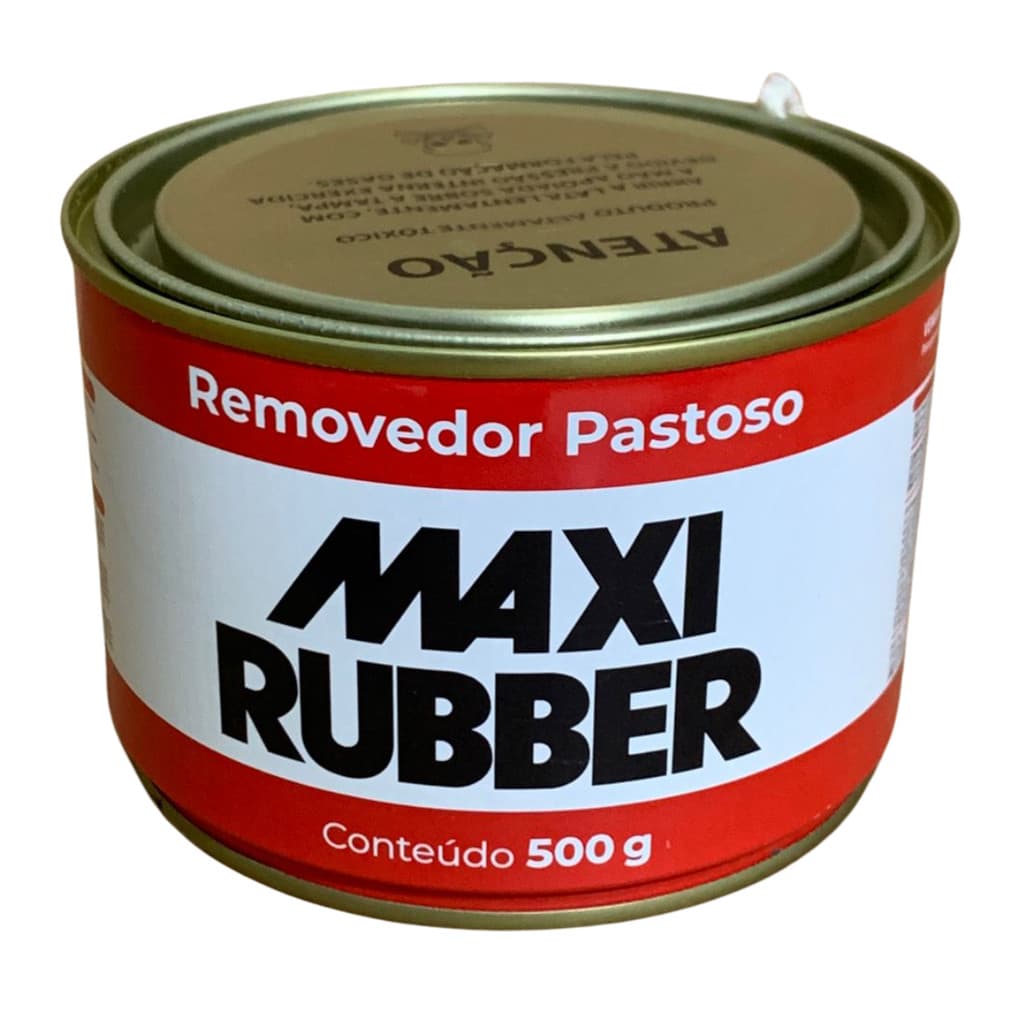 Removedor Pastoso Maxirubber 500g – Remove Tintas, Vernizes e Impureza