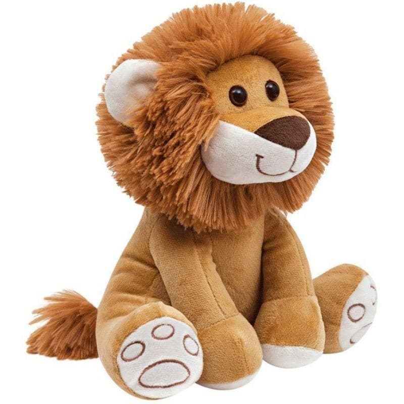 Pelúcia Safari 25 cm Decoração para Quarto Infantil Leão Zebra Girafa Raposa Macaco Elefante