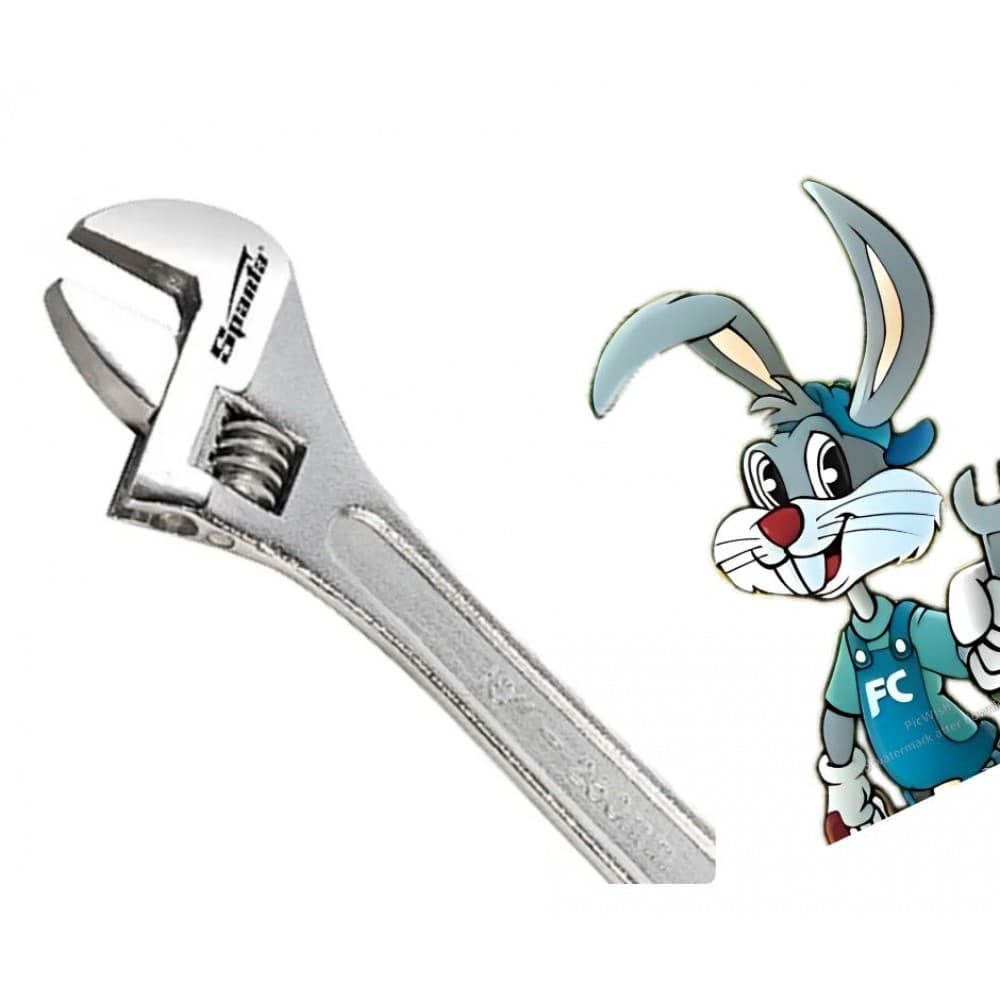 Chave Inglesa Ajustável Cromado 10 - cód 9678