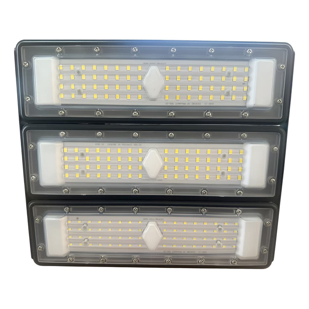 Projetor Led Modular Industrial Ip67 150w 15000 Lúmens Cinza Branco-frio