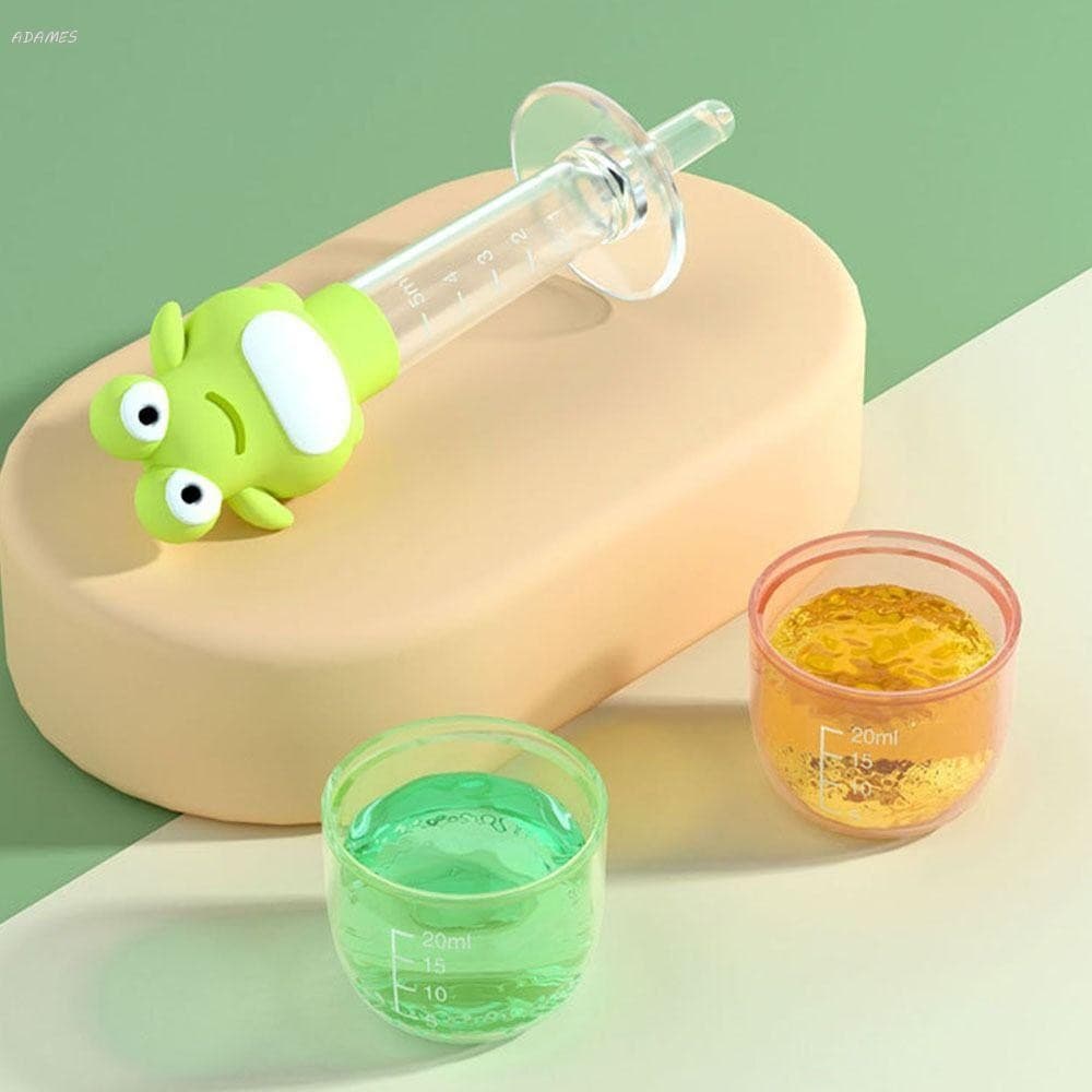 ADAMES Alimentador De Medicamentos Para Bebês , Conta-Gotas Com Copo Medidor , Dispensador Líquidos , Utensílios De Talh