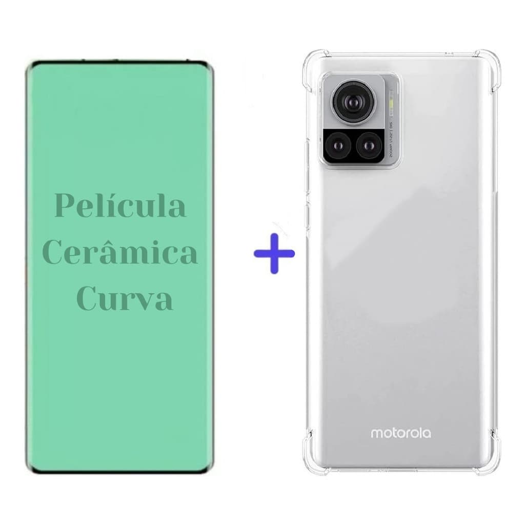 Capa + Película Curva Motorola Moto Edge 30 Ultra