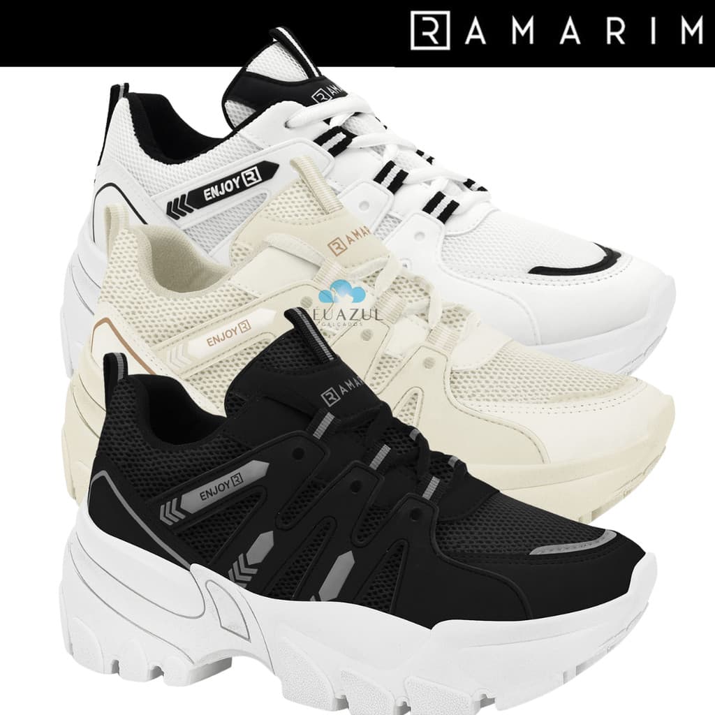 Tênis Ramarim Chunky Feminino Casual Enjoy Confortável
