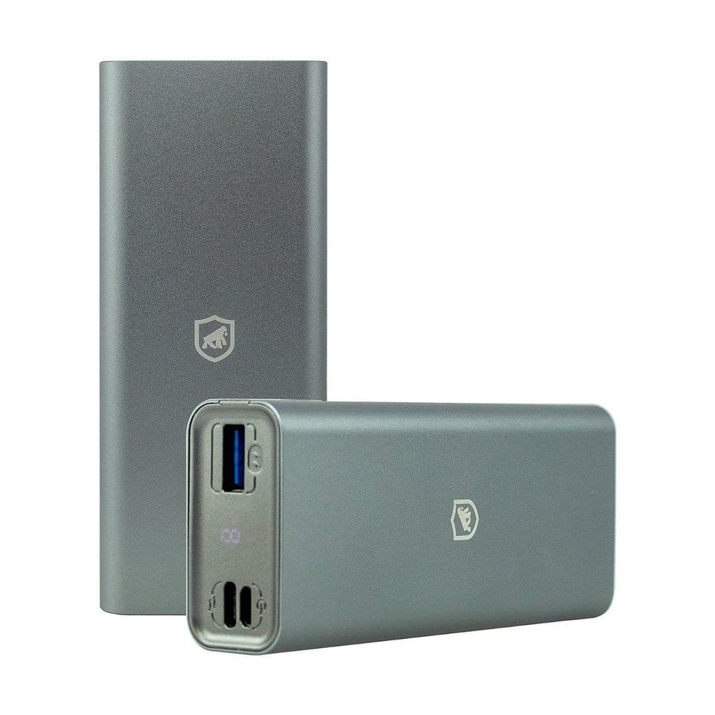 Gshield Power Bank Portátil 10.000mAh USB-C 45W + USB-A 18W, Bateria Externa para MacBook, Notebook e Celular, Cinza