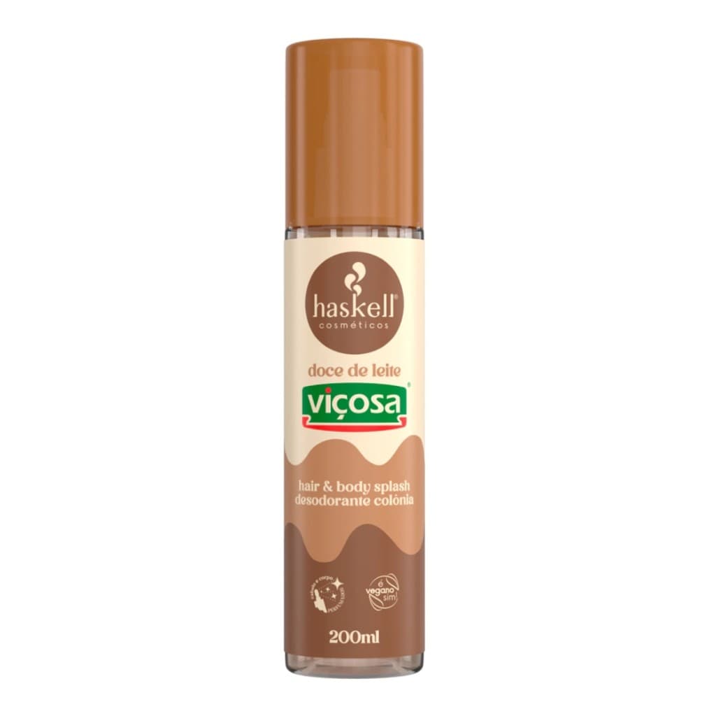 Body Splash Cabelo e Corpo Haskell Doce de Leite Viçosa 200ml