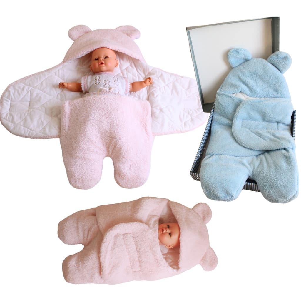 Manta Bebê Baby Sac Ursinho Jolitex Saco De Dormir Cobertor