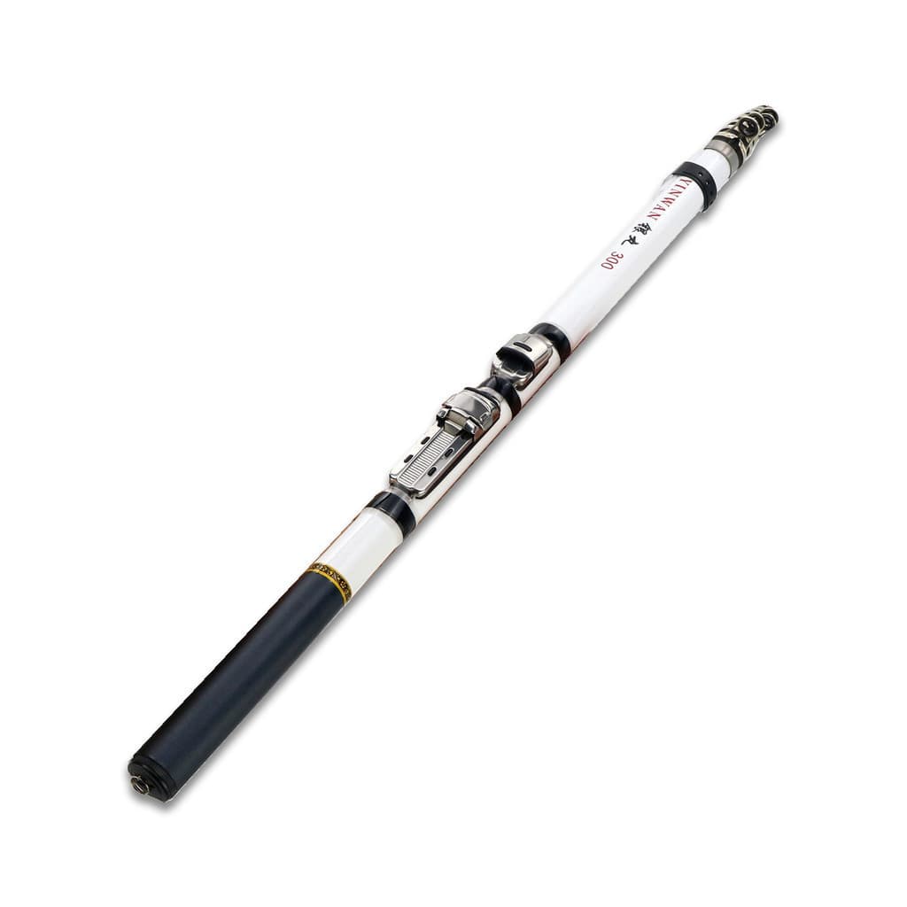 Vara De Pesca 100% Fibra Carbono Telescópica Para Molinete Leve Arenae II