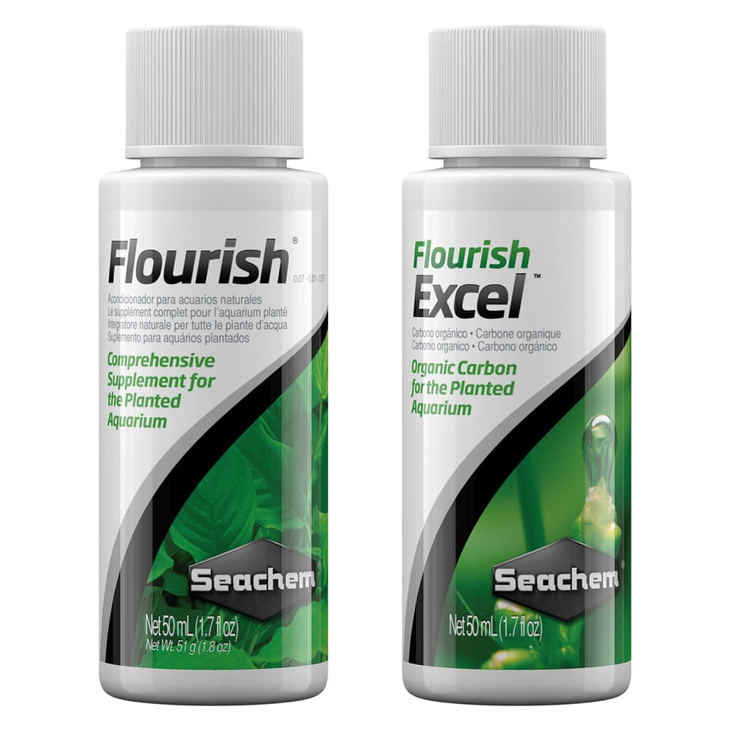 Seachem Flourish 50ml + Flourish Excel 50ml Kit Fertilizante Iniciante Aquarismo