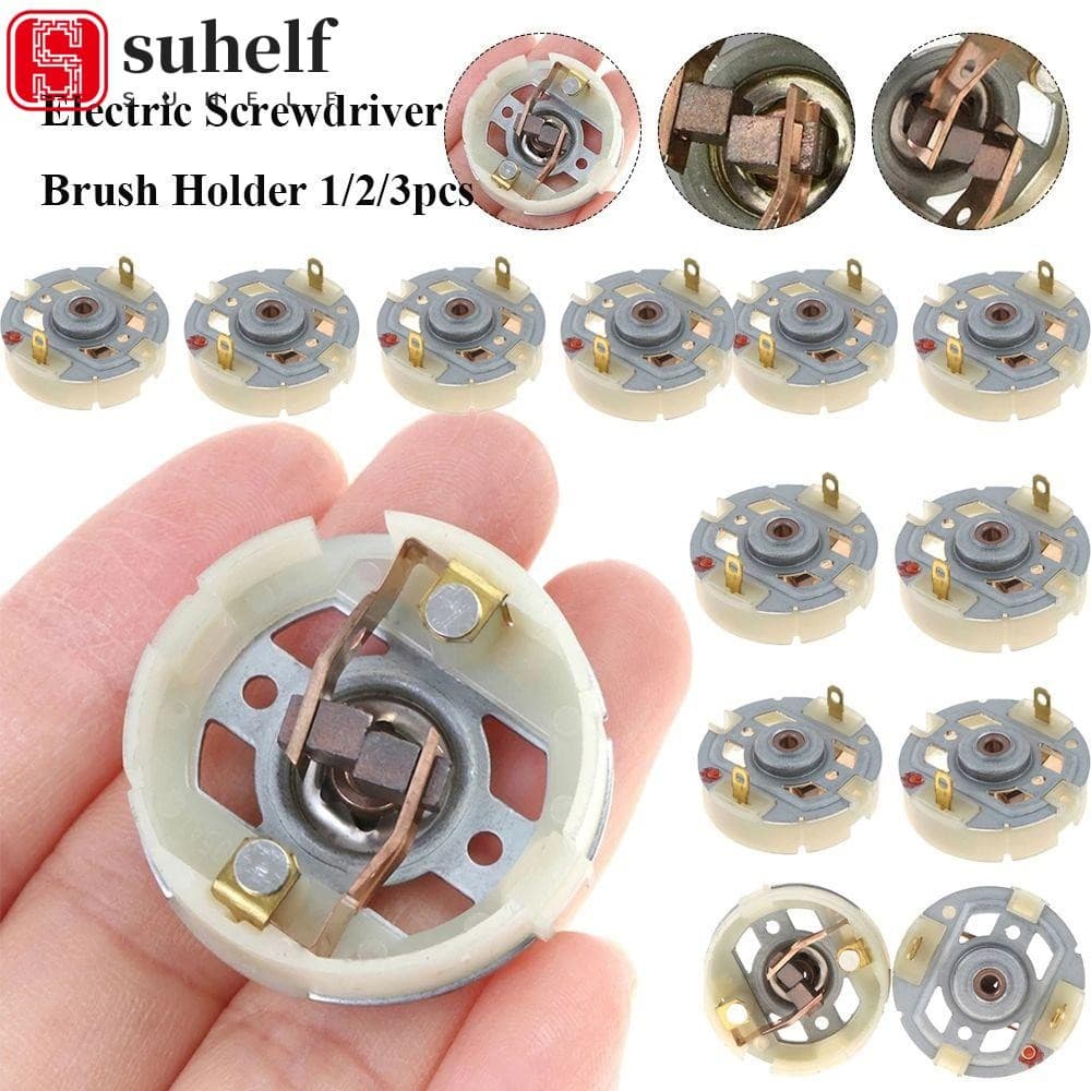 SUHELF 1/2/3pcs Suporte De Escova Motor RS550 De Alta Qualidade Acessórios Para Chave De Fenda Elétrica