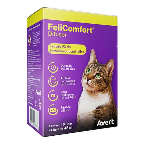 Felicomfort Difusor e Refil 48ml - Feromônio Felino Avert
