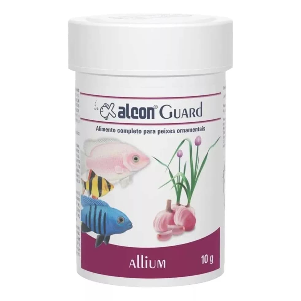 Ração Alcon Guard Allium 10g Alimento Com Alho P/ Peixes