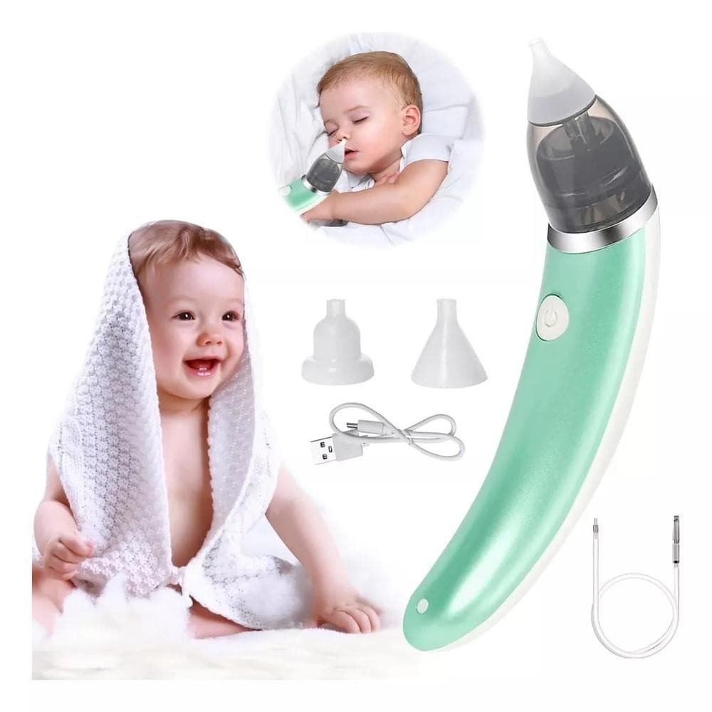 ASPIRADOR NASAL SUGADOR LIMPADOR DE NARIZ INFANTIL AUTOMATICO ELETRICO RECARREGAVEL