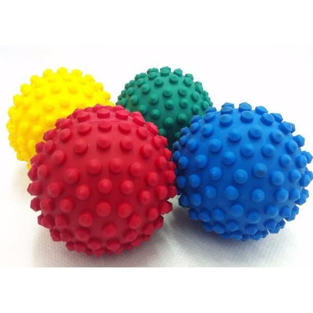 Kit Bolinha Cravo Colorida 6 Unidades / Bola Anti-Stress Relaxante Fisio Massageadora