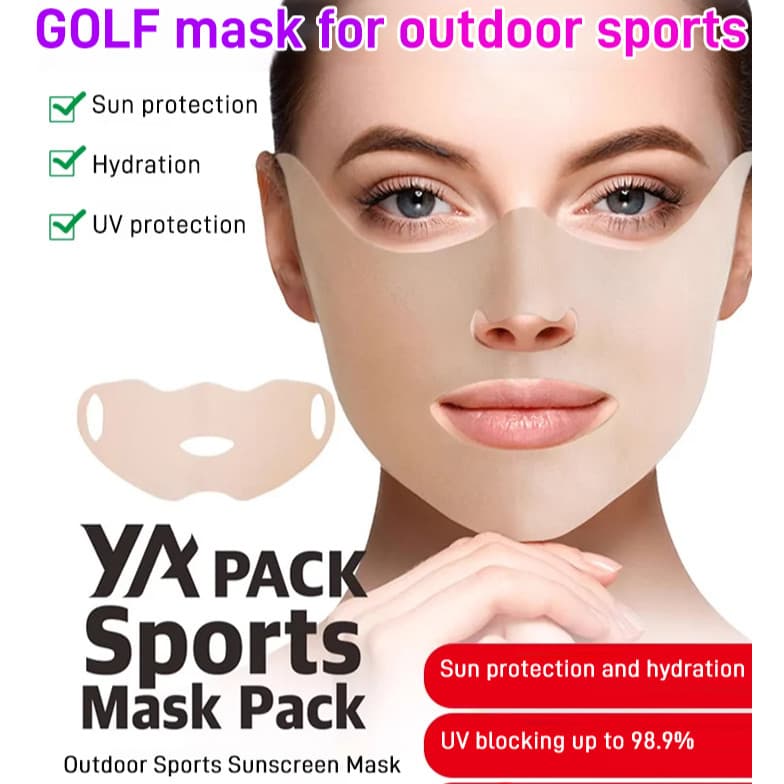 Máscara De Gelatina Nutre E Protege Sua Pele Com Facial De Proteção UV