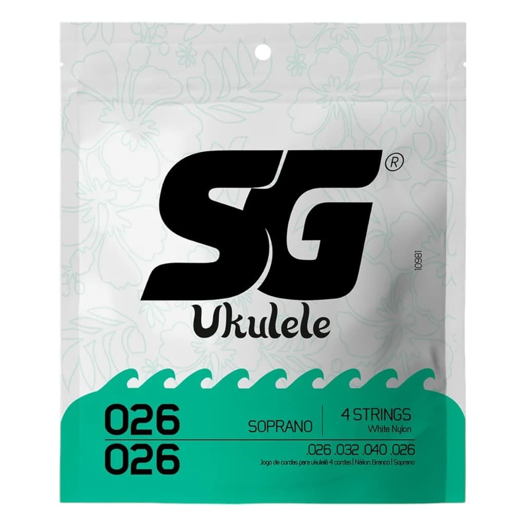 Corda Sg Encordoamento .026 .026 Para Ukulele Soprano 10981