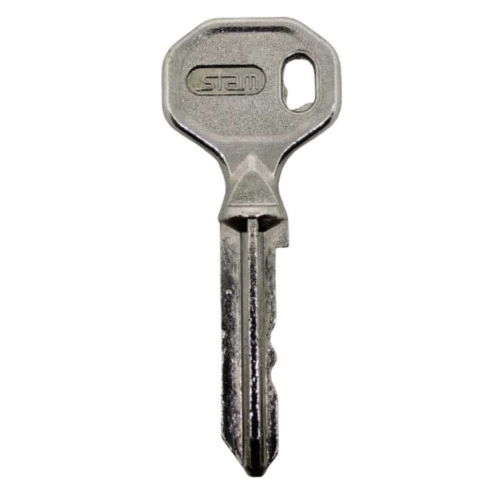 Chave Stam Fechadura 1201 Porta de Aço Central Tetra