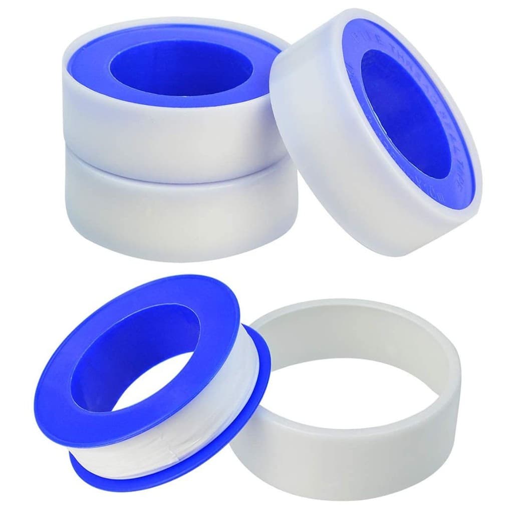 Kit 4 Fitas Veda Rosca Teflon 10 Metros 12mmx0.075mm Torneiras Hidraulicas