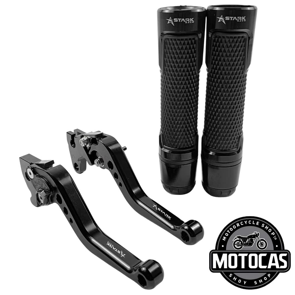 Kit Manete Manopla Luva Moto Xt660r Xt 225 Dt 200 Tdm 225