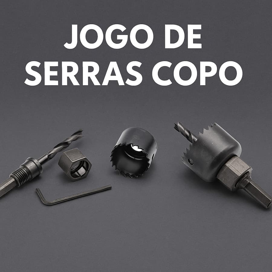 Jogo Serra Copo P/ Madeira E Gesso 6 Peças