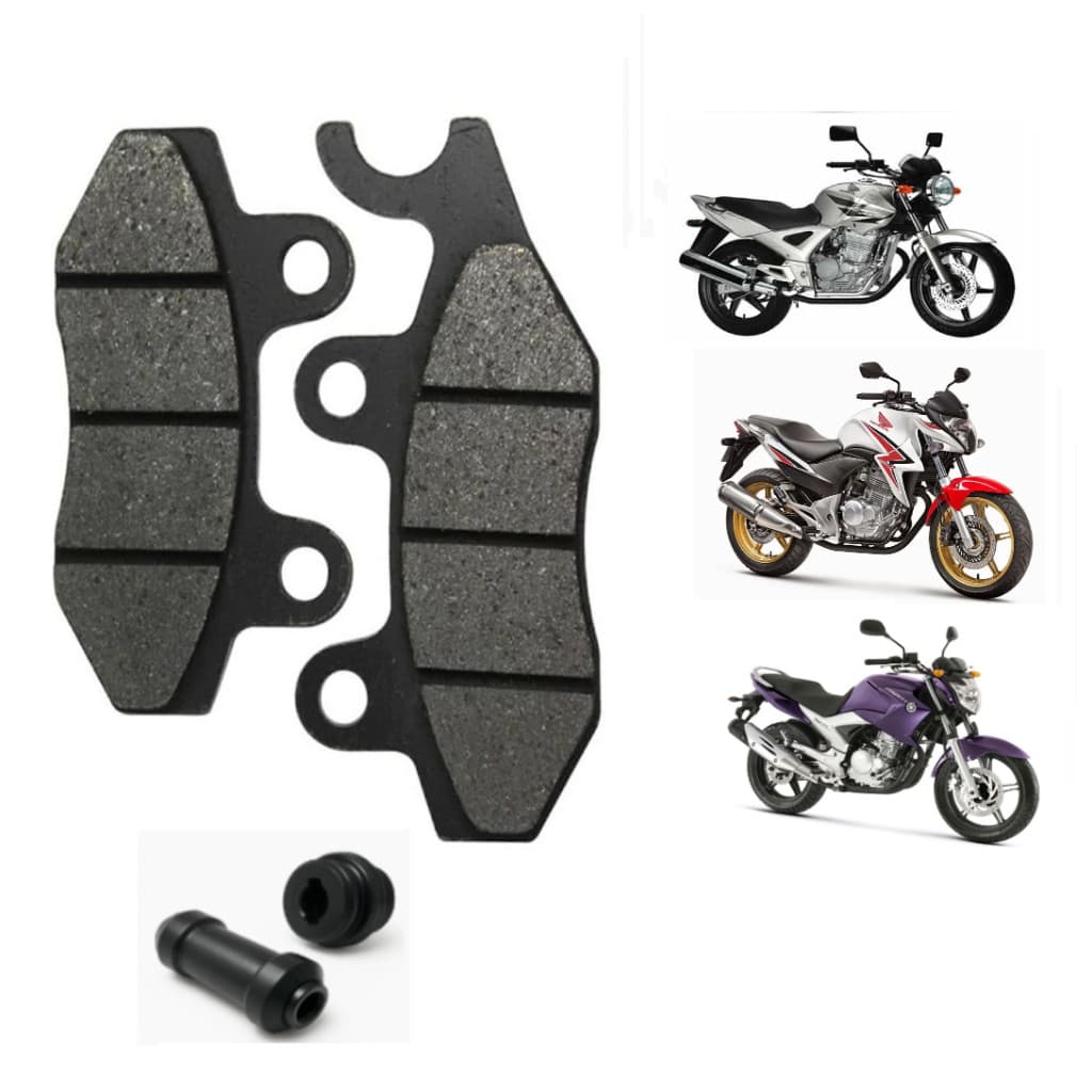 Pastilha Freio Dianteira CBX Twister CB 300 YBR Fazer 250 Kit Alta Performance Silenciosa e Segura