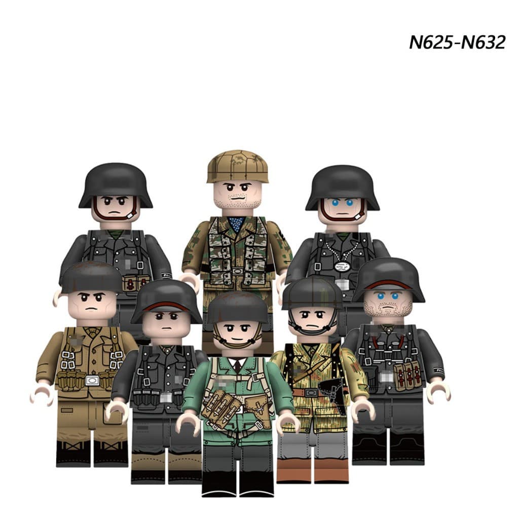 Simulação Brinquedos Presente Das Crianças Legião Estrangeira Soldados Blocos De Construção Menino Minifiguras Modelo Bo