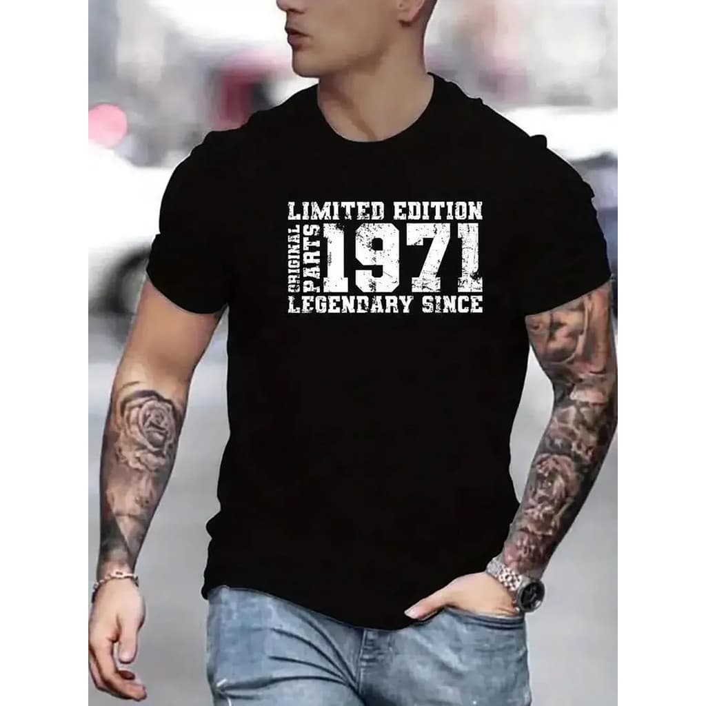 CAMISETA DE MASCULINA 1971 MODERNO MODA