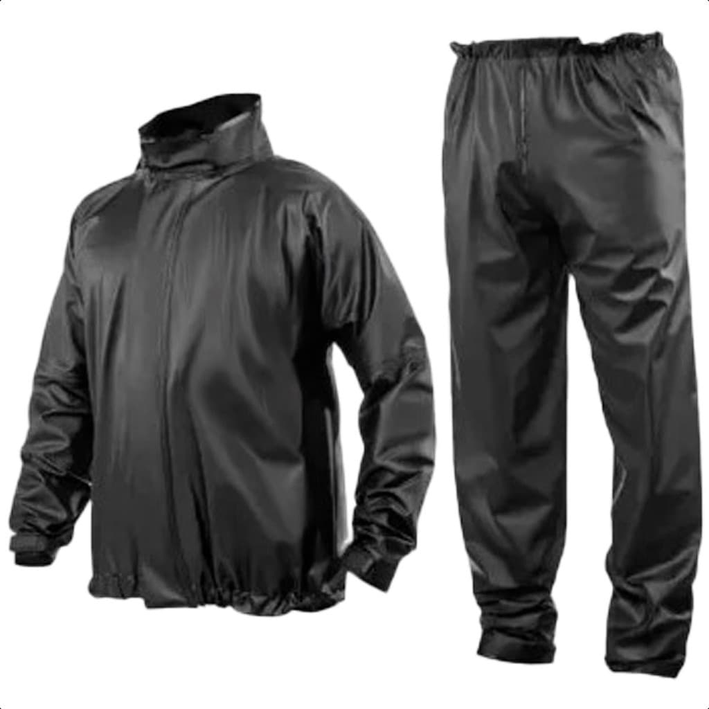 Conjunto Capa De Chuva Roupa Para Motoqueiros Ciclistas Impermeável Calça Jaqueta