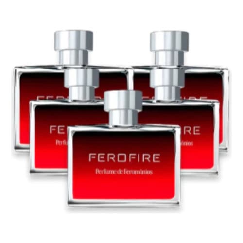 5 Ferofire By Atracione Perfume Masculino 50ml/cada