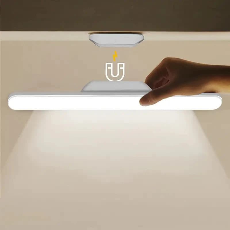 Luminária De Led Sobrepor Bastão Recarregável Sem Fio Com Suporte Magnético E Touch 3 cores com Controle Remoto