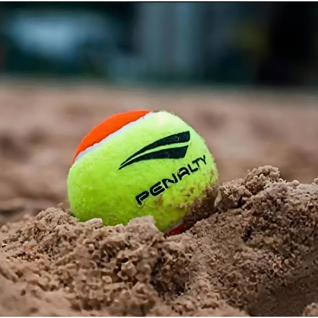 2 Kits 3 Bolas Beach Tennis Penalty Stage Areia Macia Homologação ITF Stage 2 Durável e Resistente