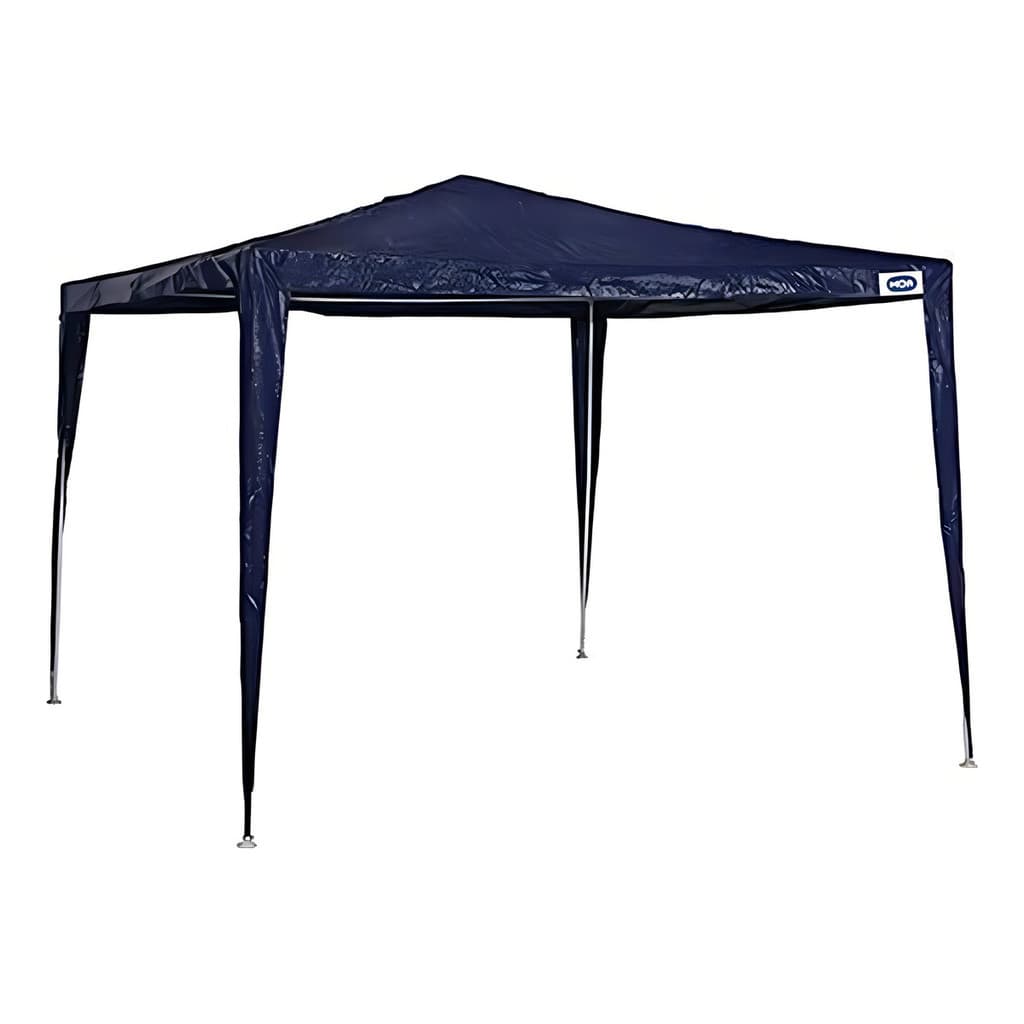 Tenda 3x3 Praia Gazebo Rafia Azul Mor Barraca Camping